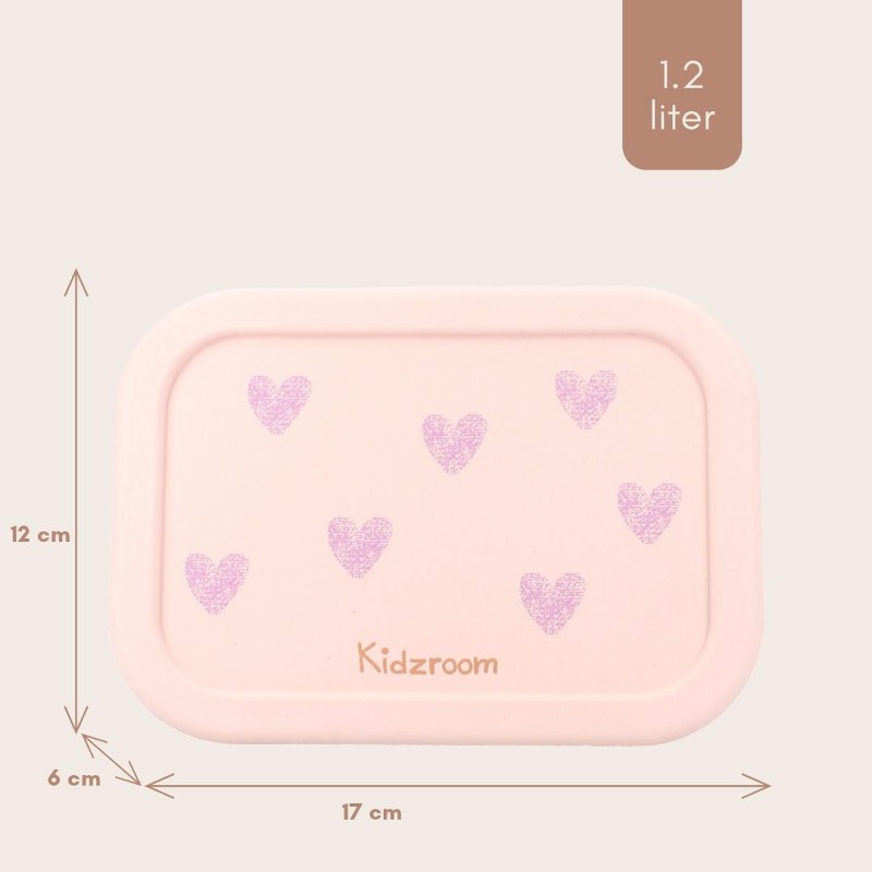 Lunchbox pojemnik silikon Magical Heart KIDZROOM