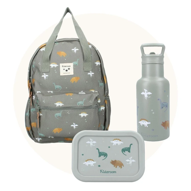 Lunchbox pojemnik silikon Small Dino KIDZROOM