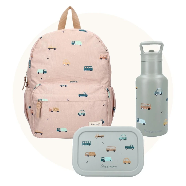 Lunchbox pojemnik silikon  Sweet Cars KIDZROOM