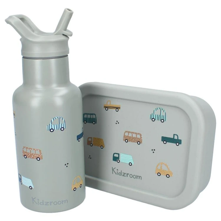 Lunchbox pojemnik silikon  Sweet Cars KIDZROOM