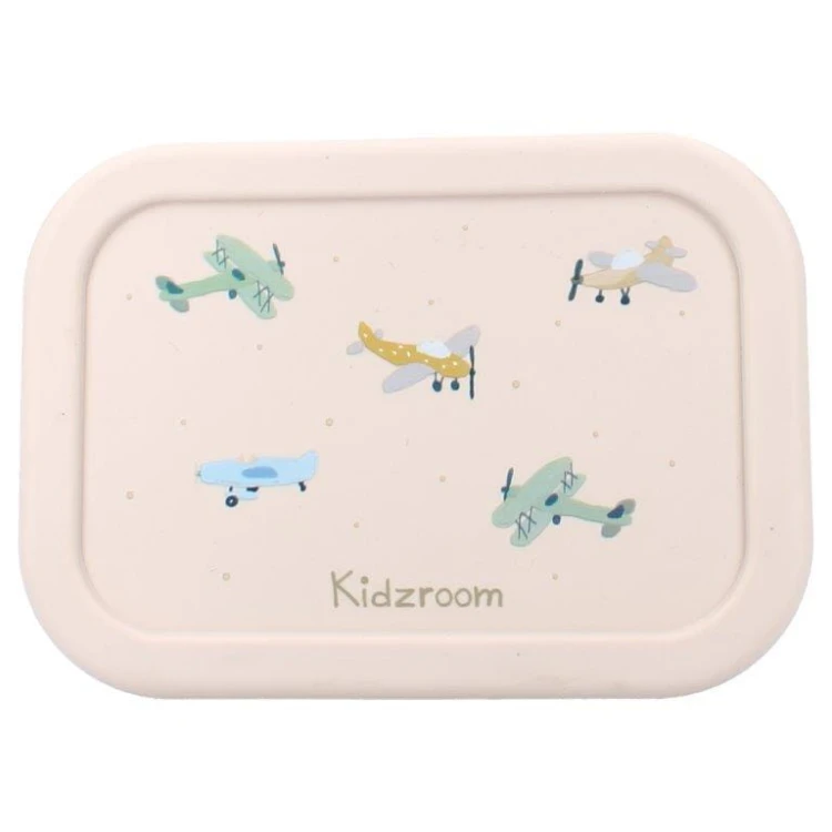 Lunchbox pojemnik silikon Small Aeroplane KIDZROOM