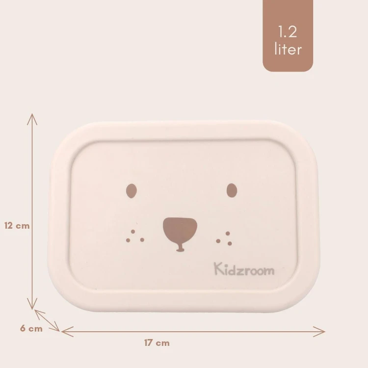 Lunchbox pojemnik silikon Beary Excited KIDZROOM