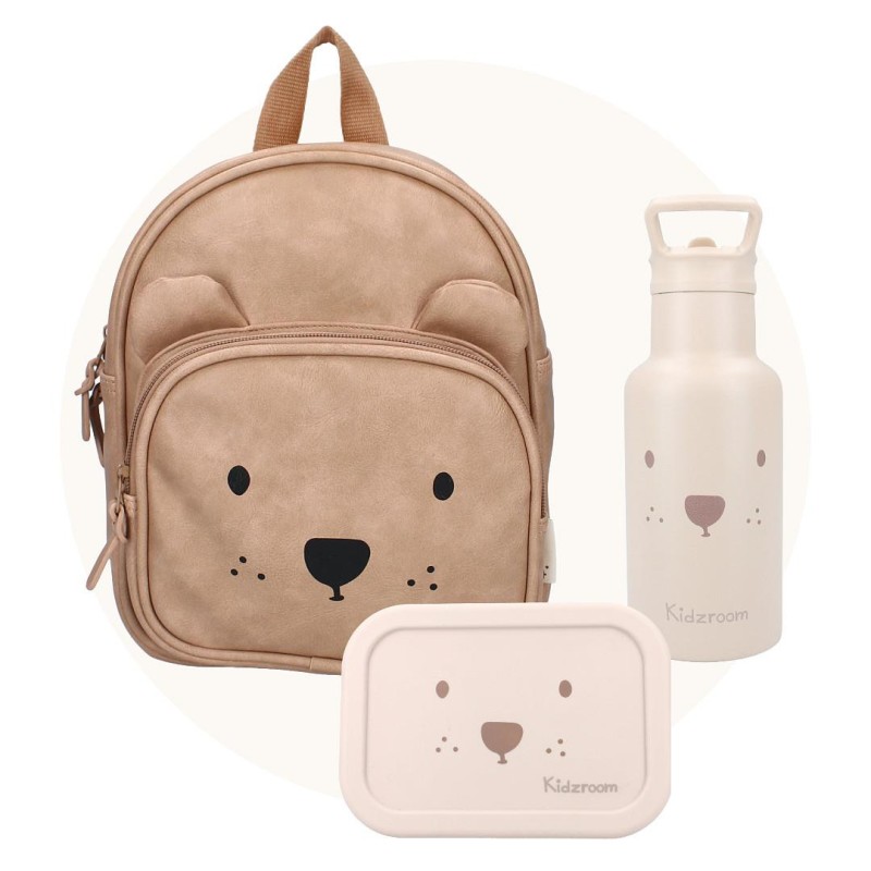 Lunchbox pojemnik silikon Beary Excited KIDZROOM