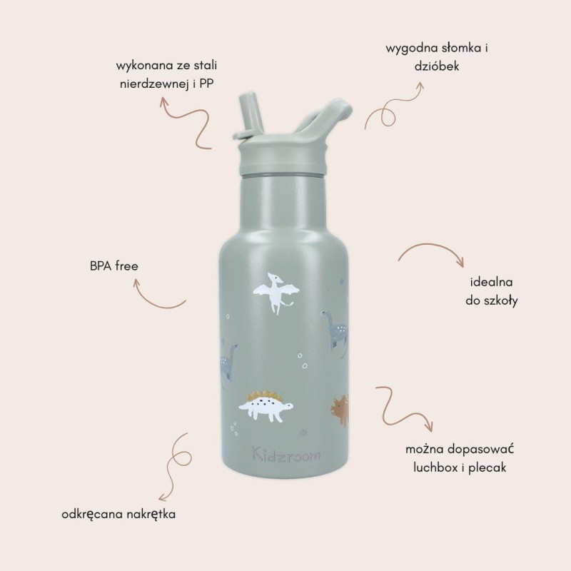 Butelka bidon 350 ml Small Dino KIDZROOM