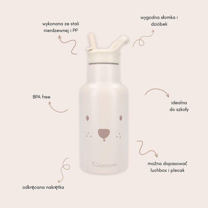 Butelka bidon 350 ml Beary Excited KIDZROOM
