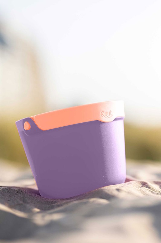 Wiaderko z sitkiem Bucki Lavender + peach Quut
