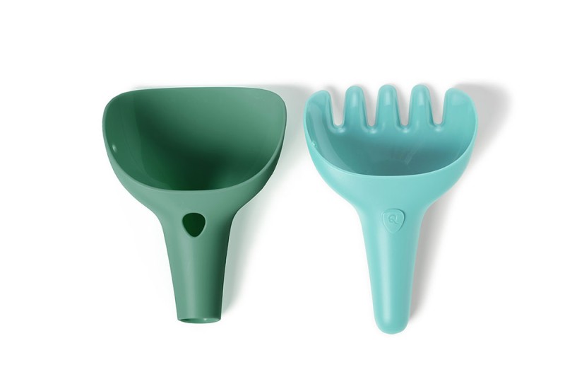 Zestaw łopatka + grabki Raki Garden Green Quut