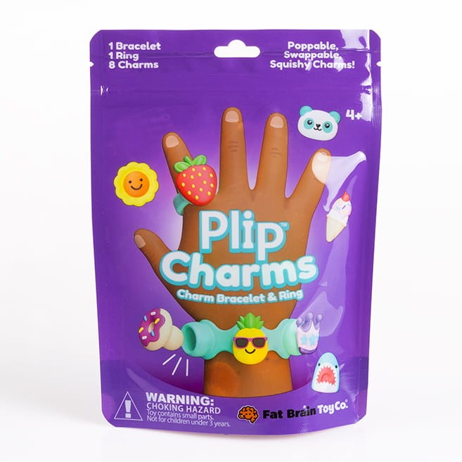 Biżuteria bransoletka Plip Charms Zestaw Turkusowy Fat Brain Toys