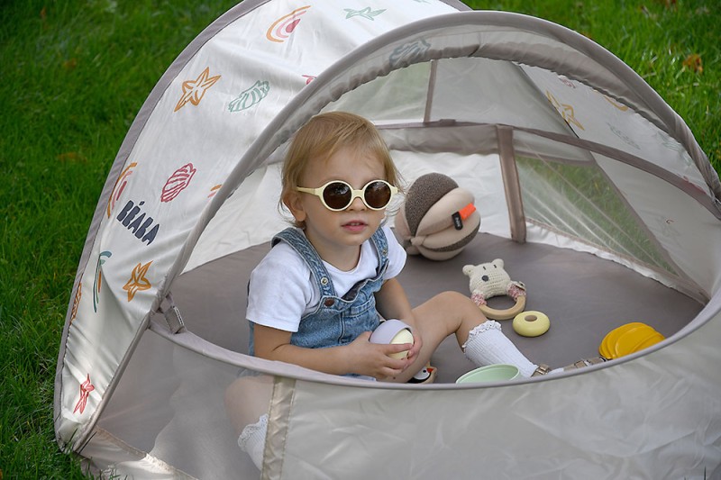 Namiot plażowy kompaktowy Breezynest UV UPF 50+ Beaba