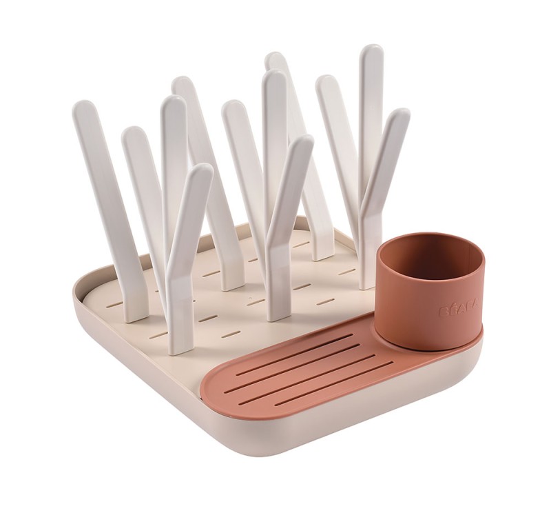 Suszarka do naczyń butelek Terracotta/Clay Beaba