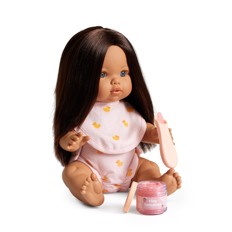 Zestaw Tiny Tummies Słoiczek i Łyżeczka Truskawka Tiny Harlow