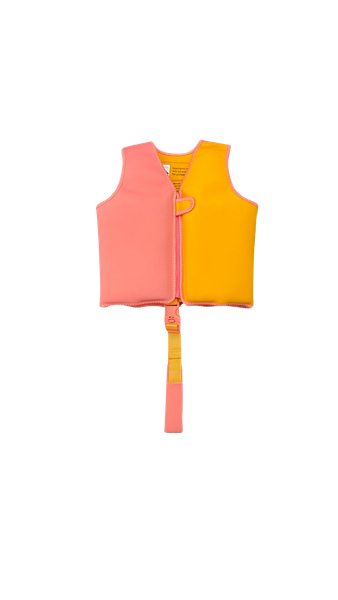 The Swim Essentials Kamizelka do nauki pływania dla dzieci 19-30 kg Orange Pink 2023SE1398