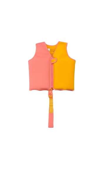 The Swim Essentials Kamizelka do nauki pływania dla dzieci 19-30 kg Orange Pink 2023SE1398