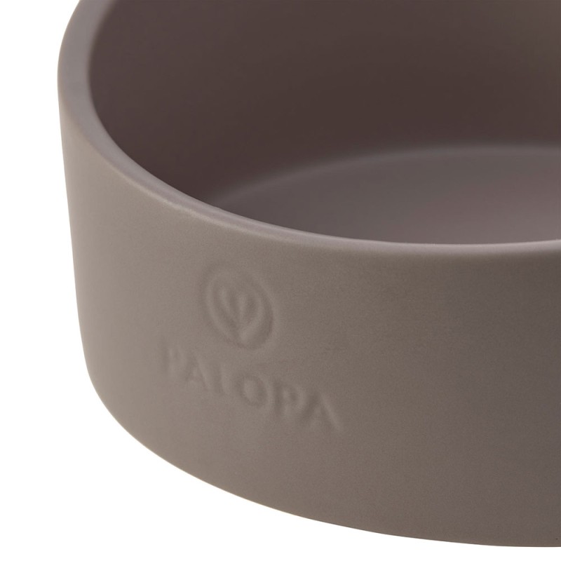 PALOPA Miska dla psa porcelanowa Cali taupe