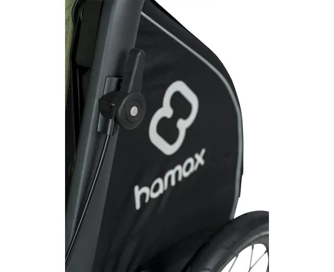 Przyczepka rowerowa dla psa - Pluto M do 35 kg - Green / Black Hamax