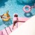 The Swim Essentials Koło do pływania Rose Gold Flamingo 95 cm 2020SE483