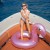 The Swim Essentials Koło do pływania Rose Gold Flamingo 95 cm 2020SE483