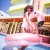 The Swim Essentials Koło do pływania Rose Gold Flamingo 95 cm 2020SE483