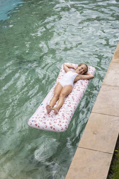 The Swim Essentials Materac do pływania Old Pink Leopard 2022SE176