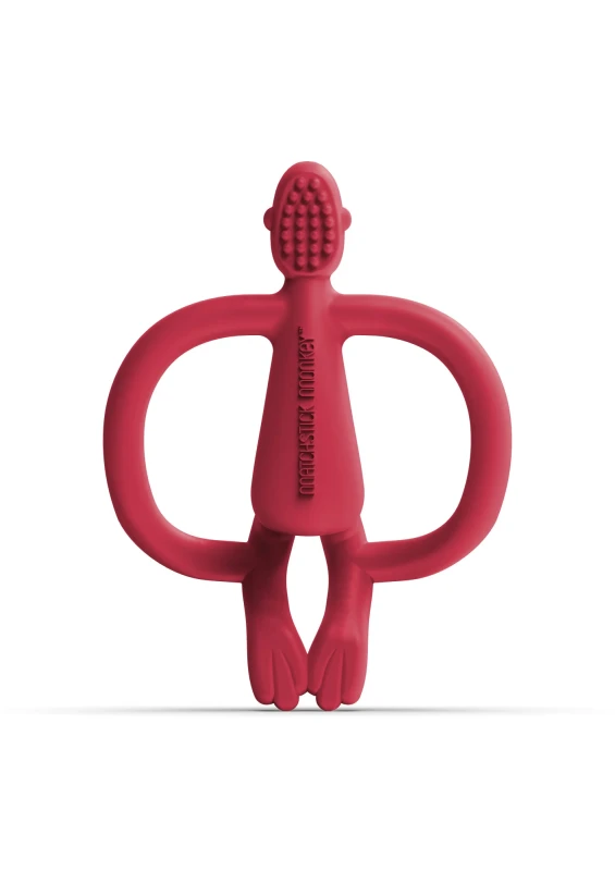 Gryzak masujący eko szczoteczka Velvet Red Matchstick Monkey