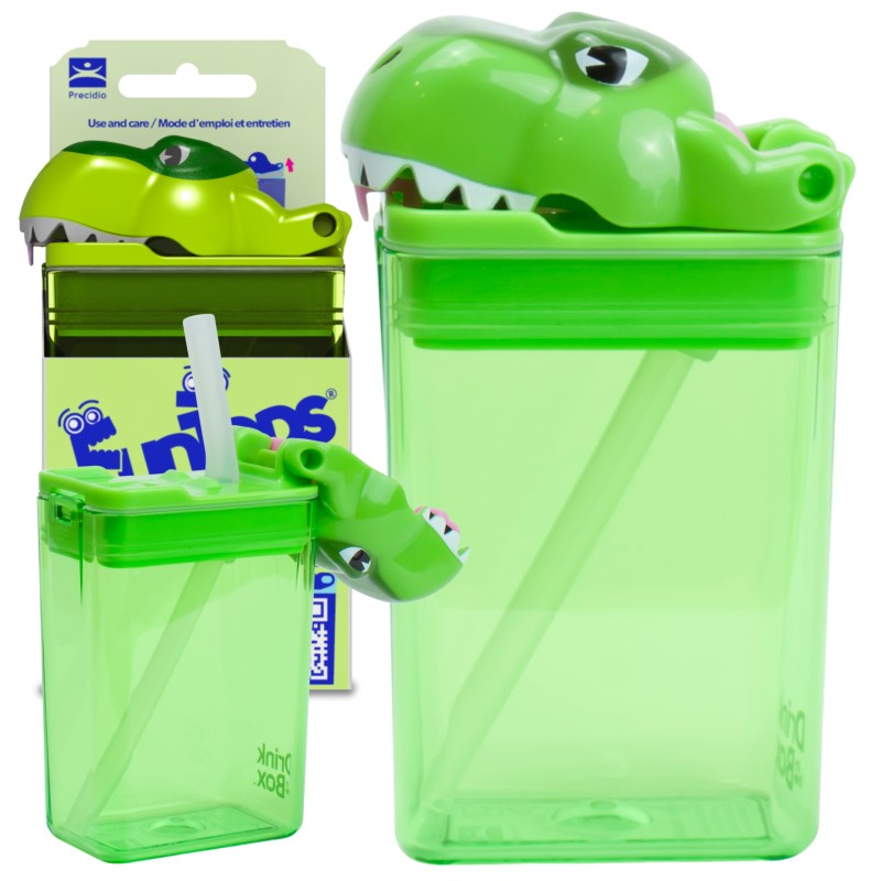 Bidon ze słomką dla dzieci Fun Tops T-Rex DRINK IN THE BOX