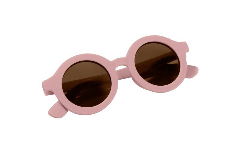 Okulary przeciwsłoneczne okrągłe Soft Pink Little Dutch