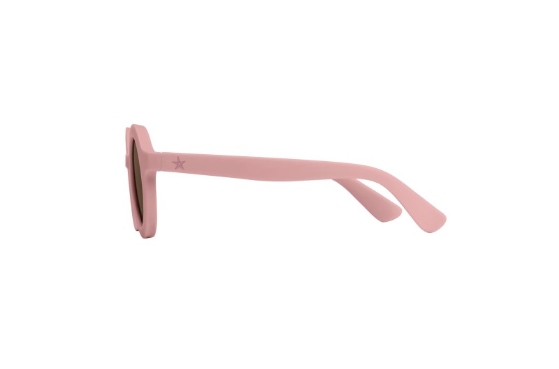 Okulary przeciwsłoneczne okrągłe Soft Pink Little Dutch