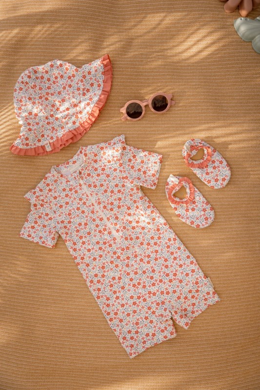 Okulary przeciwsłoneczne okrągłe Soft Pink Little Dutch