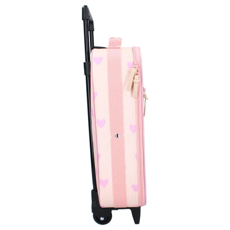 Walizka dla dzieci KIDZROOM Magical Heart pink