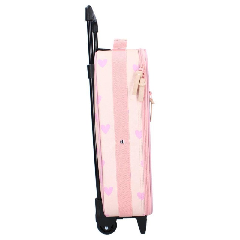 Walizka dla dzieci KIDZROOM Magical Heart pink