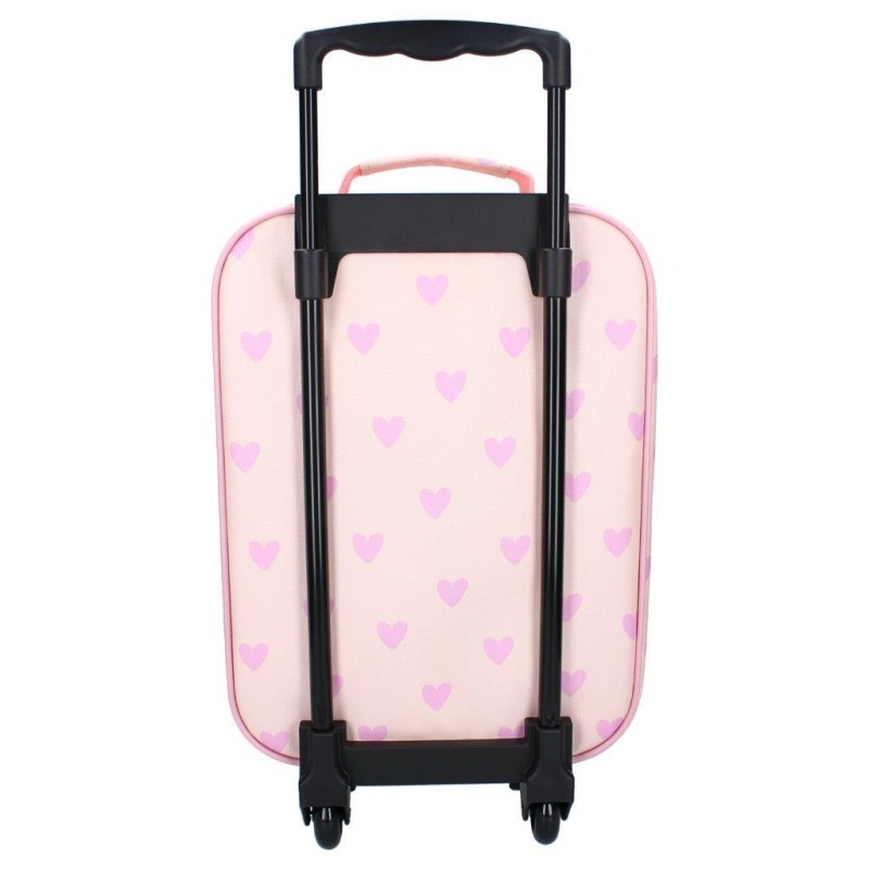 Walizka dla dzieci KIDZROOM Magical Heart pink