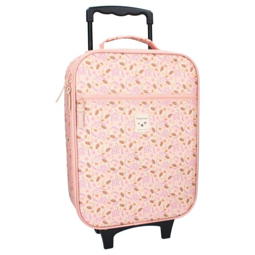 Walizka dla dzieci KIDZROOM Memories Flowers Pink