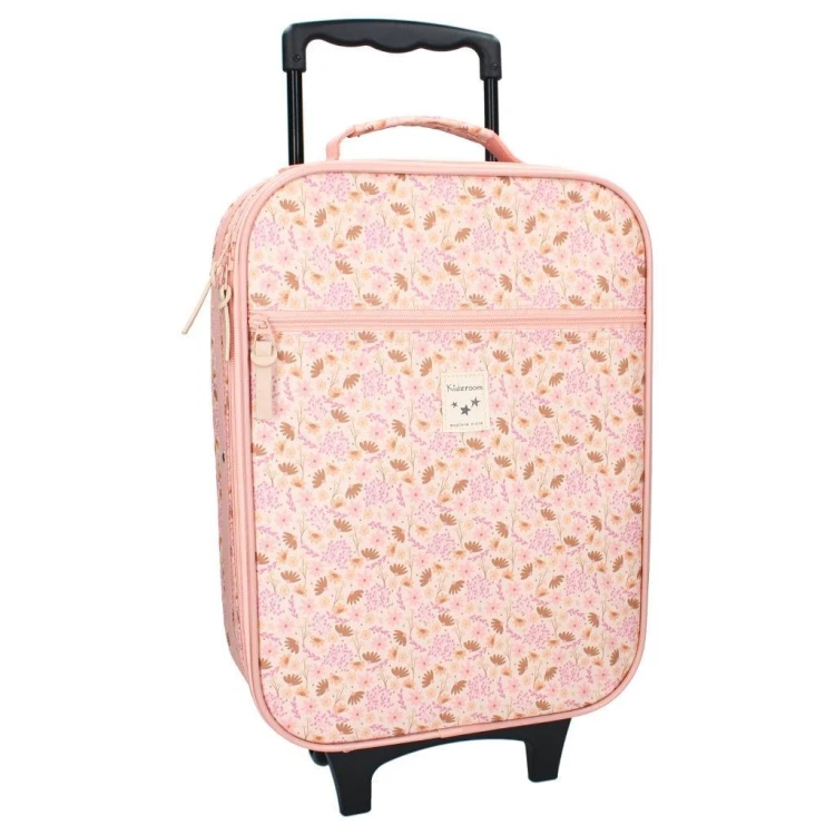 Walizka dla dzieci KIDZROOM Memories Flowers Pink