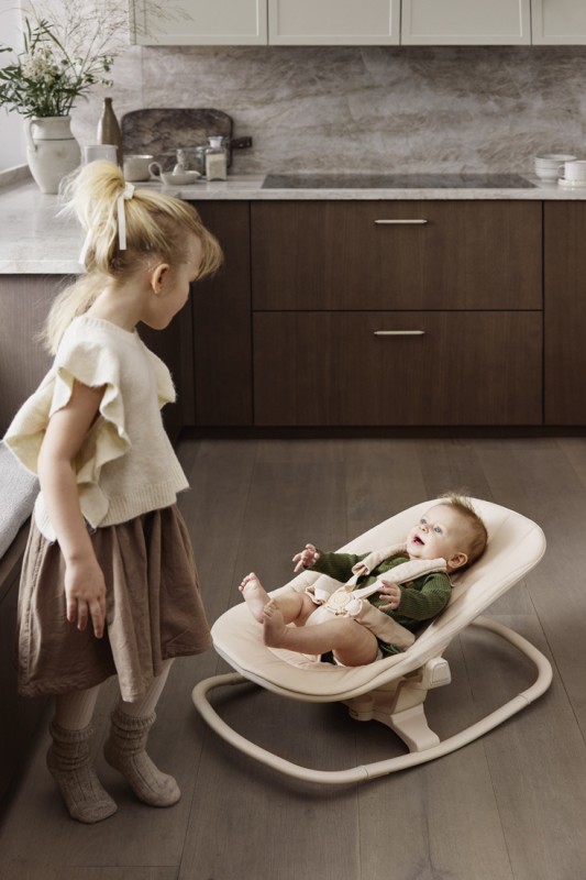 Elodie Details - Baza do leżaczka dla noworodka Newborn Seat GRACE, Powder Pink