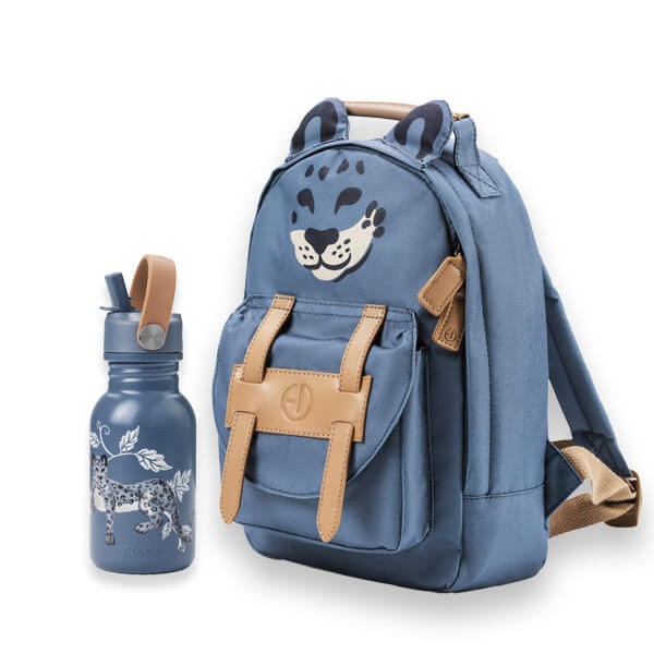 Elodie Details - Plecak BackPack MINI + Butelka na wodę - Garden Leo - ZESTAW