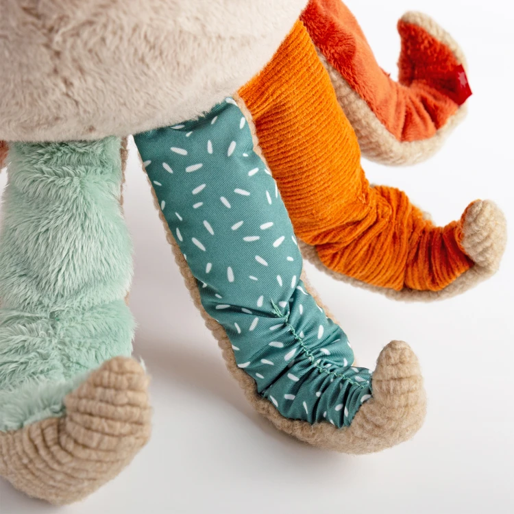 Pierwsza przytulanka Ośmiornica patchwork maskotka zabawka dzieci sigikid
