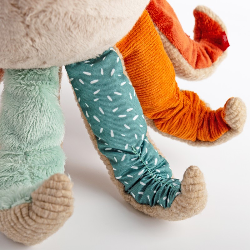 Pierwsza przytulanka Ośmiornica patchwork maskotka zabawka dzieci sigikid