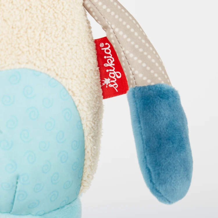 Pierwsza przytulanka Króliczek patchworkowa maskotka zabawka dzieci sigikid