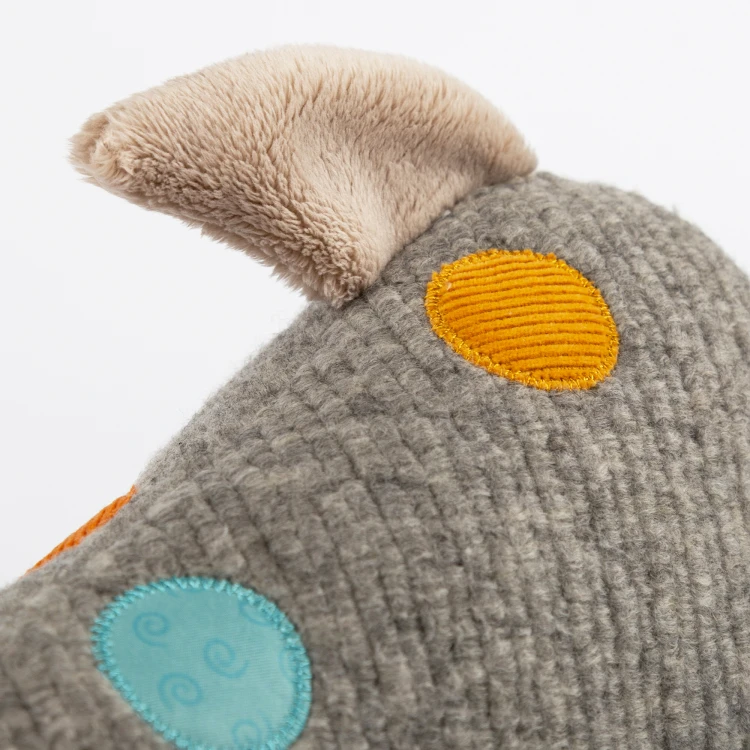 Pierwsza przytulanka Delfin patchwork maskotka zabawka dla dzieci sigikid