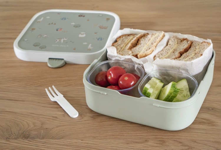 Lunchbox bento duży Little Farm Mepal & Little Dutch