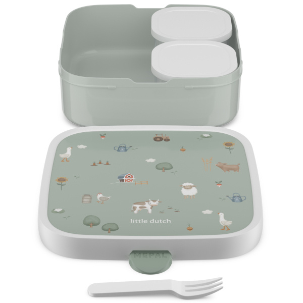 Lunchbox bento duży Little Farm Mepal & Little Dutch