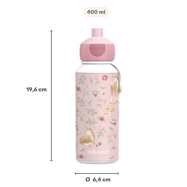 Bidon 400 ml Fairy Garden Mepal & Little Dutch