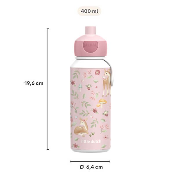 Bidon 400 ml Fairy Garden Mepal & Little Dutch