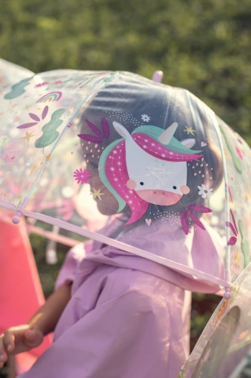 Poncho przeciwdeszczowe Jednorożec (3–5 lat) SASSI