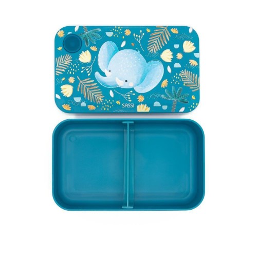 Plastikowy lunchbox pojemnik z rPET Słonik SASSI