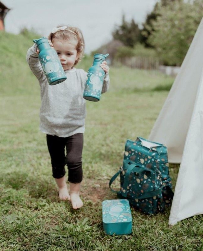 Plastikowy lunchbox pojemnik z rPET Słonik SASSI