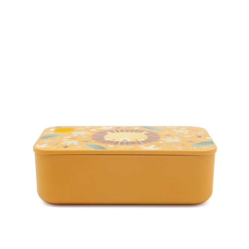 Plastikowy lunchbox pojemnik z rPET Lew SASSI