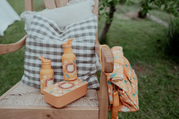 Plastikowy lunchbox pojemnik z rPET Lew SASSI