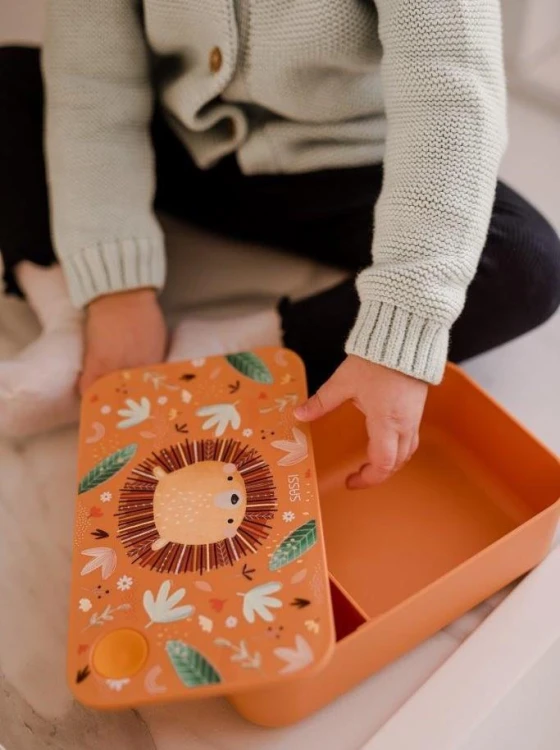 Plastikowy lunchbox pojemnik z rPET Lew SASSI