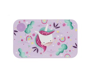 Plastikowy lunchbox pojemnik z rPET Jednorożec SASSI
